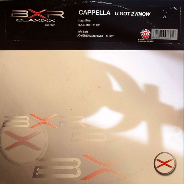 Cappella ‎– U Got 2 Know