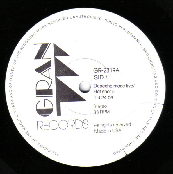 Depeche Mode ‎– Hot Shot