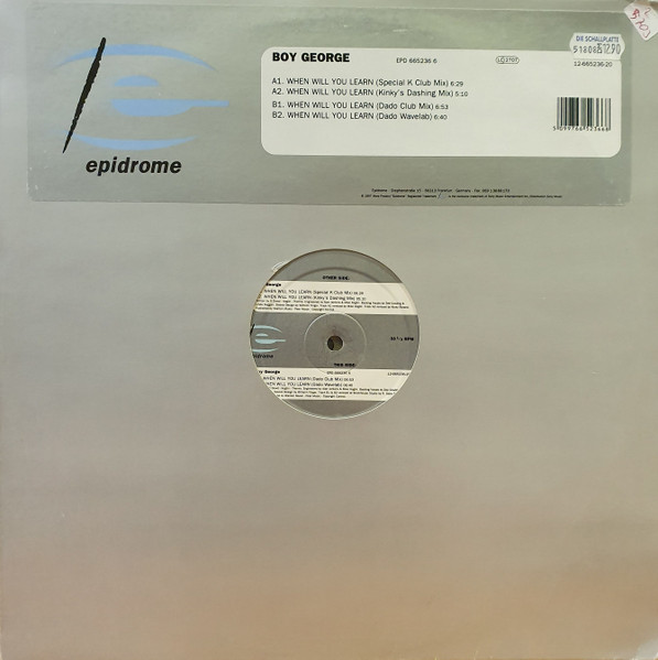 Boy George ‎– When Will You Learn