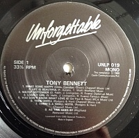 Tony Bennett ‎– Unforgettable 16 Golden Classics-ТОЛЬКО ПЛАСТИНКА!