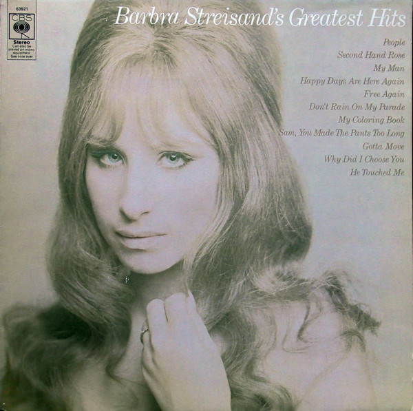 Barbra Streisand ‎– Barbra Streisand's Greatest Hits