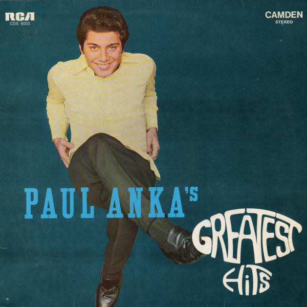 Paul Anka ‎– Paul Anka's Greatest Hits