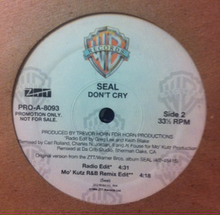 Seal ‎– Don't Cry