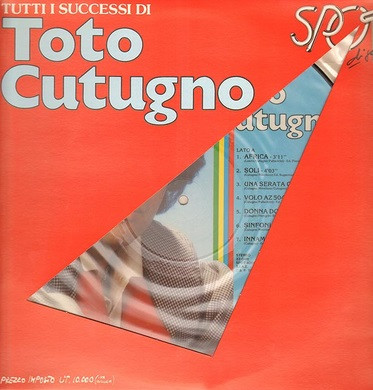 Toto Cutugno ‎– Tutti I Successi Di