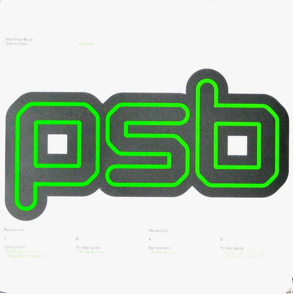 Pet Shop Boys ‎– Somewhere (Remixed)