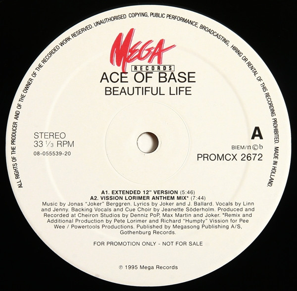 Ace Of Base ‎– Beautiful Life
