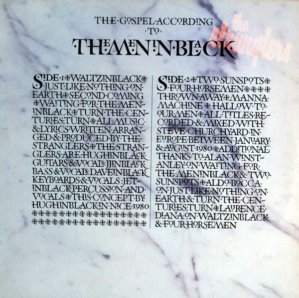 The Stranglers ‎– The Gospel According To The Meninblack