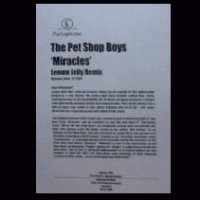 Pet Shop Boys ‎– Miracles (Lemon Jelly Remix)
