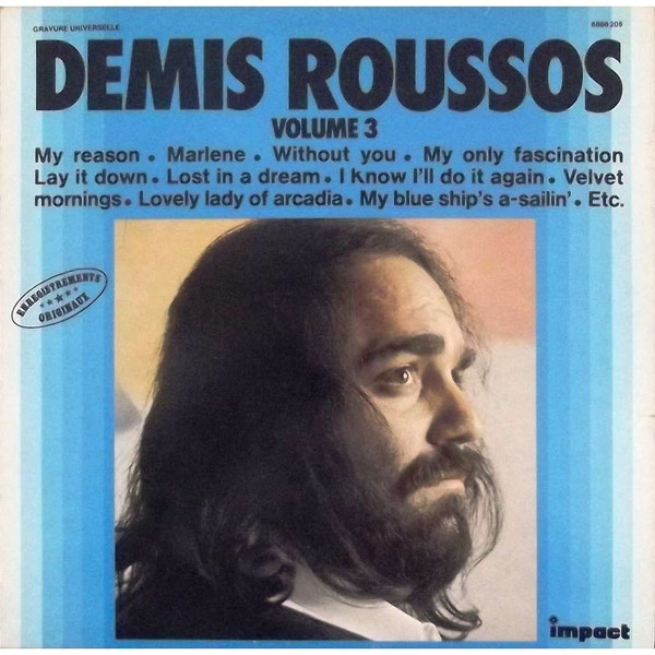 Demis Roussos ‎– Demis Roussos Volume 3