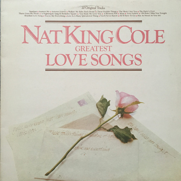 Nat King Cole ‎– 20 Greatest Love Songs