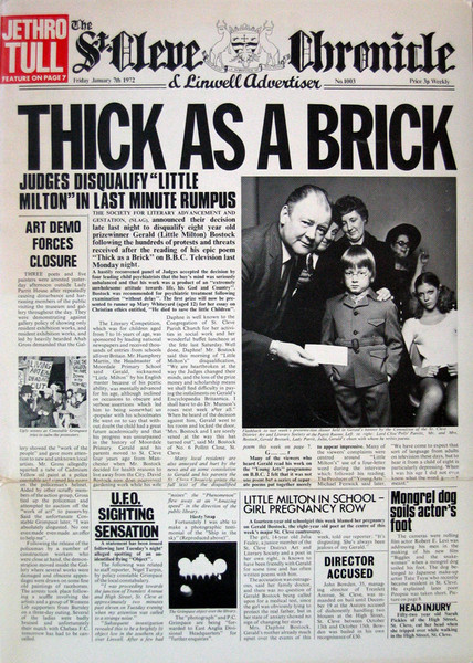 Jethro Tull ‎– Thick As A Brick