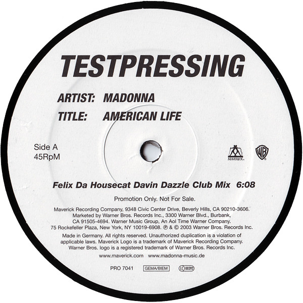 Madonna ‎– American Life