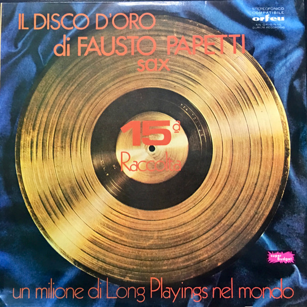 Fausto Papetti ‎– 15a Raccolta(Только Конверт!!!)