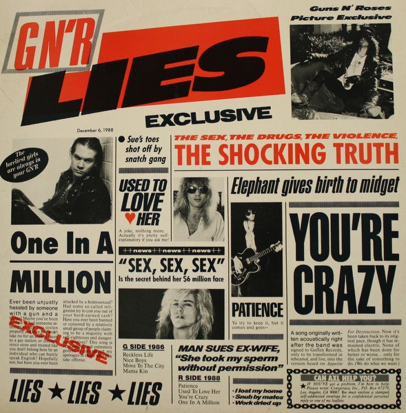 Guns N' Roses ‎– G N' R Lies