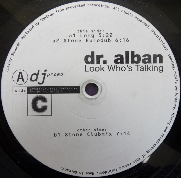 Dr. Alban ‎– Look Who's Talking