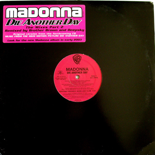 Madonna ‎– Die Another Day (The Mixes Part 2)