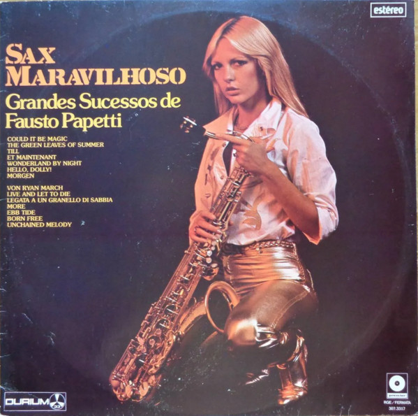 Fausto Papetti ‎– Sax Maravilhoso - Grandes Sucessos De Fausto Papetti