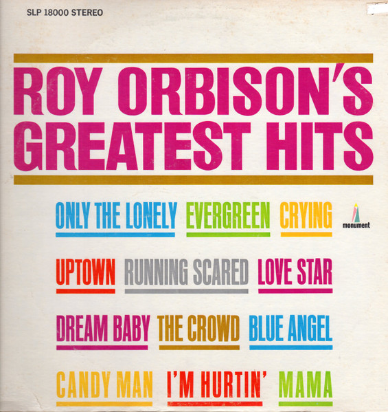 Roy Orbison ‎– Roy Orbison's Greatest Hits