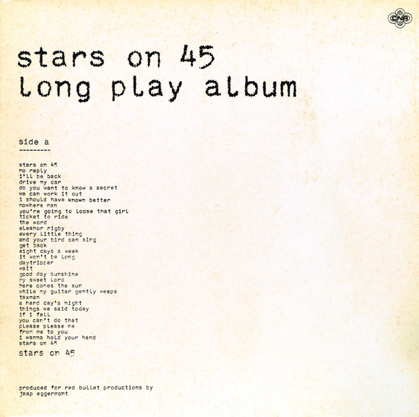 Stars On 45 ‎– Long Play Album