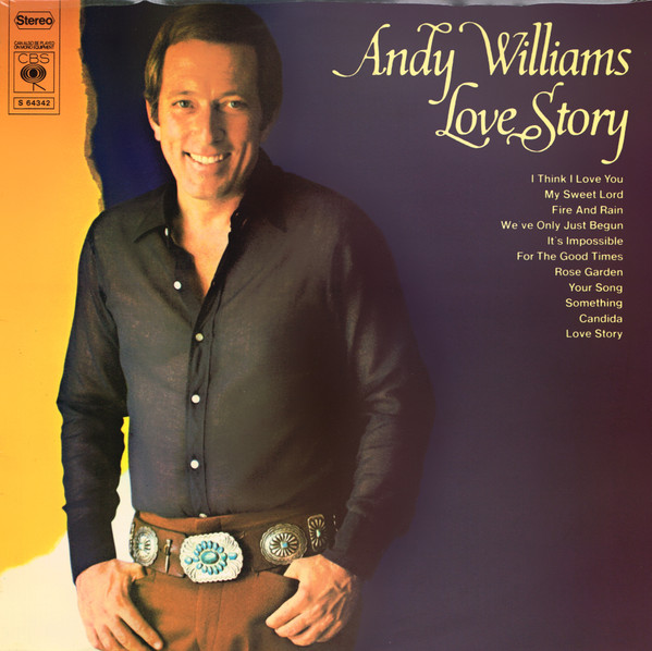 Andy Williams ‎– Love Story