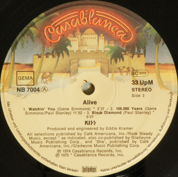 Kiss ‎– Alive!-ТОЛЬКО 2-я ПЛАСТИНКА!!!